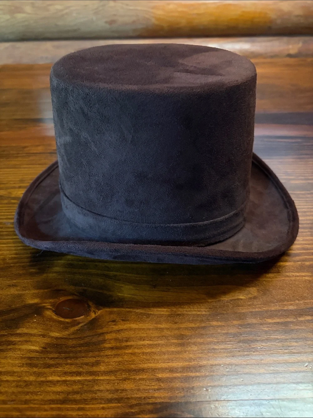 Chocolate Brown Adjustable Top Hat